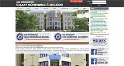 Desktop Screenshot of insaat.ege.edu.tr