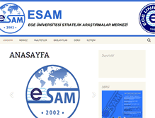 Tablet Screenshot of esam.ege.edu.tr