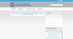 Desktop Screenshot of konutlar.ege.edu.tr