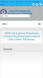 Mobile Screenshot of konutlar.ege.edu.tr