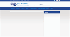 Desktop Screenshot of electronics.ege.edu.tr