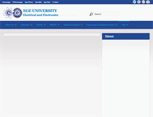 Tablet Screenshot of electronics.ege.edu.tr