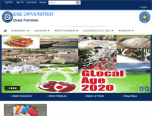 Tablet Screenshot of agr.ege.edu.tr