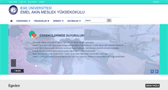 Desktop Screenshot of eamyo.ege.edu.tr