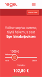 Mobile Screenshot of ege.fi