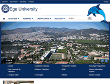 Tablet Screenshot of ege.edu.tr