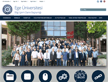 Tablet Screenshot of internet.ege.edu.tr