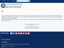 Tablet Screenshot of ozelkalem.ege.edu.tr