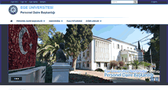 Desktop Screenshot of personeldb.ege.edu.tr