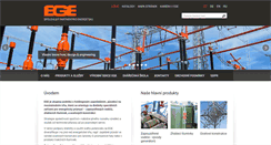 Desktop Screenshot of ege.cz