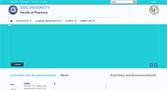 Desktop Screenshot of pharm.ege.edu.tr