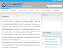 Tablet Screenshot of konservatuvar.ege.edu.tr
